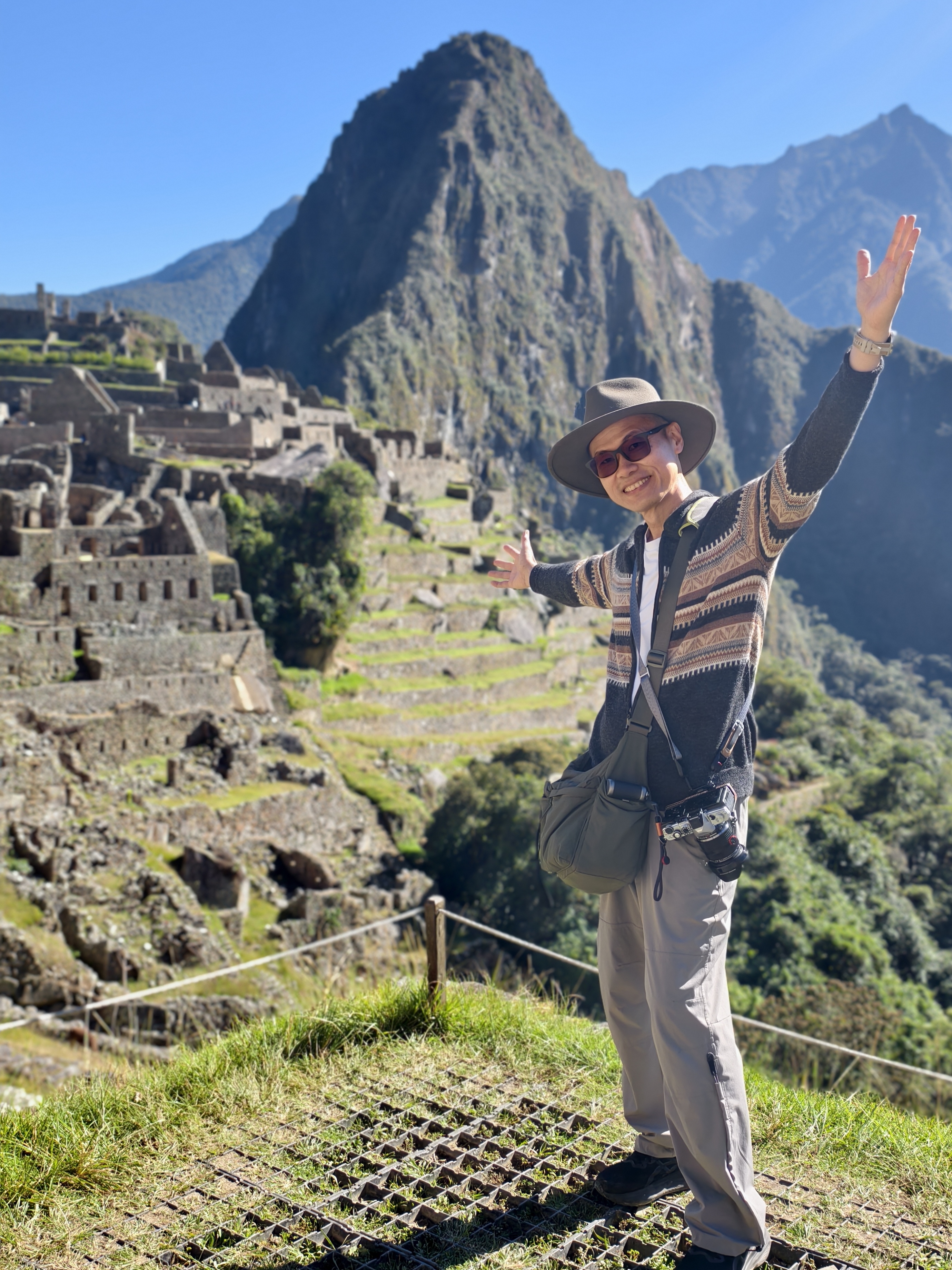 Tennyson Lee at Machu Picchu